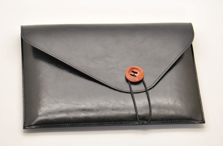 Briefcase Leather Slim - Porte-documents style pochette d'ordinateur housse de