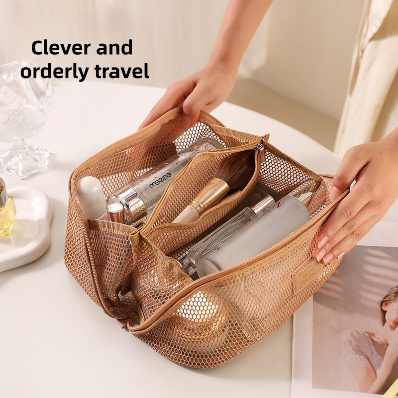 Luxury Bags In China Wholesale - Sac de rangement cosmétique en maille