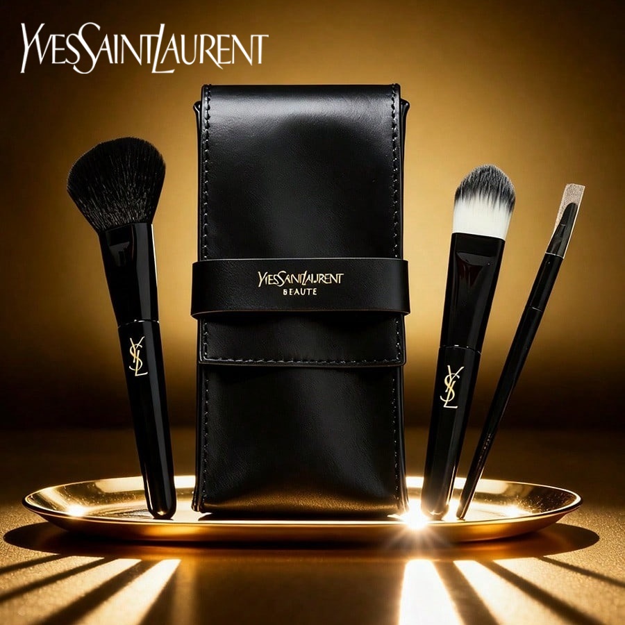 Luxury Beach Bags Ysl - Kit de pinceaux de maquillage intégrés