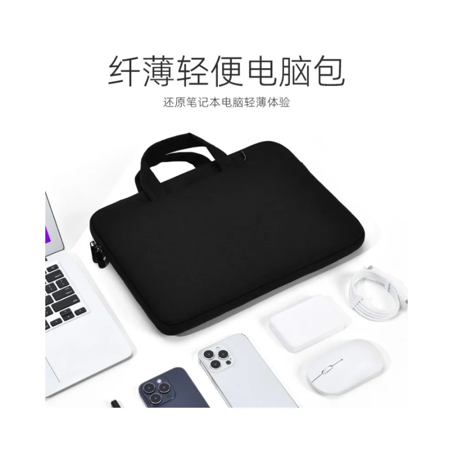 Briefcase Leather Slim - Sac de protection pour ordinateur portable,