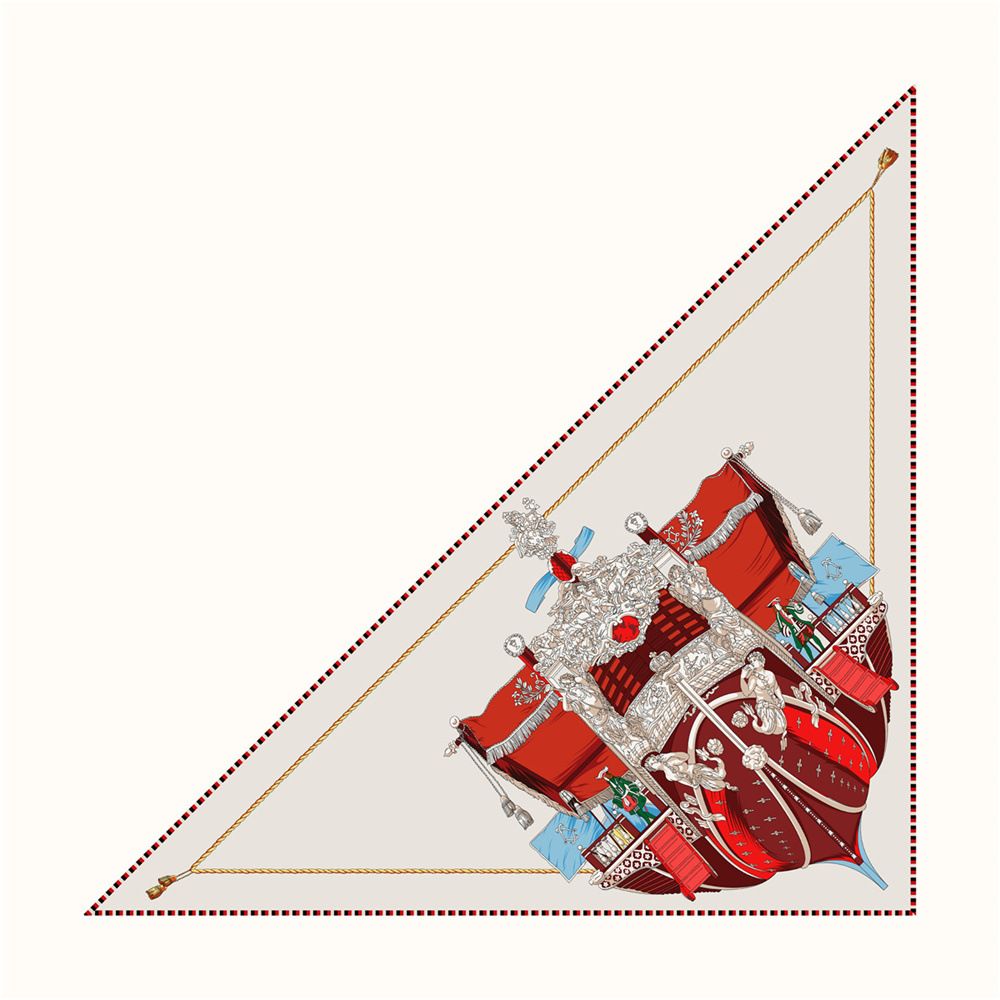 Luxury Bags La - Grand foulard en sergé de soie