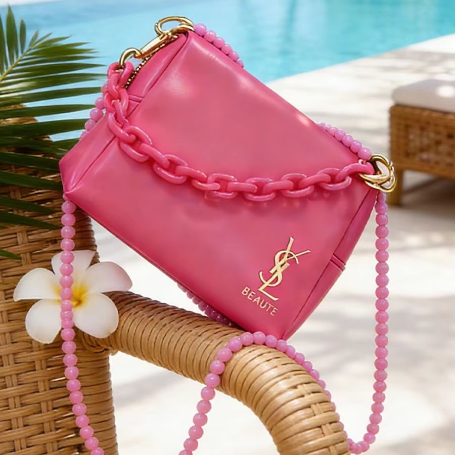 Sac YSL Yves Saint Laurent ros - Luxury Beach Bags Ysl avis et prix