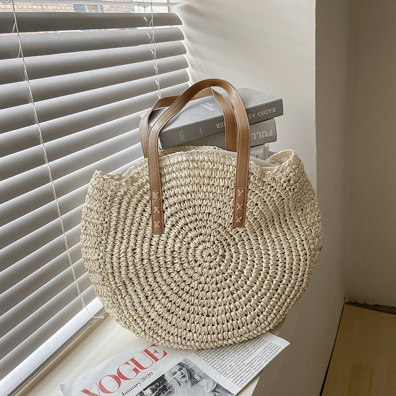 Sacs ronds d'été en paille pou - Luxury Beach Bags Ysl avis et prix