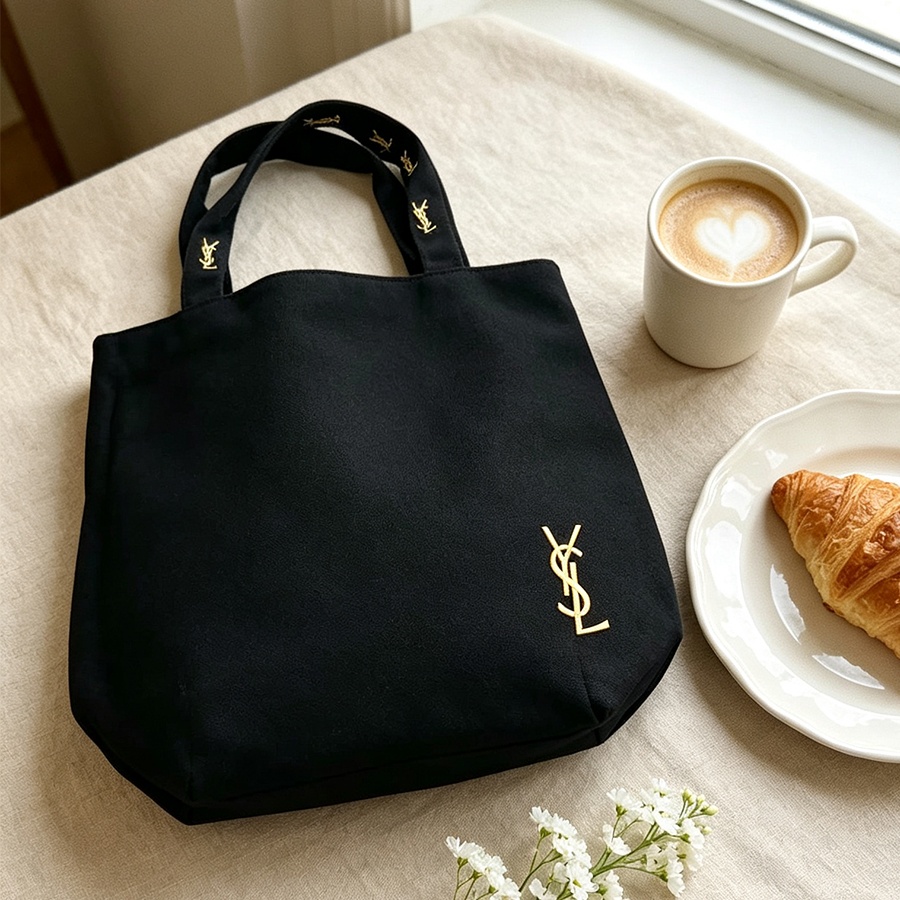 Sac à bandoulière en toile noi - Luxury Beach Bags Ysl avis et prix