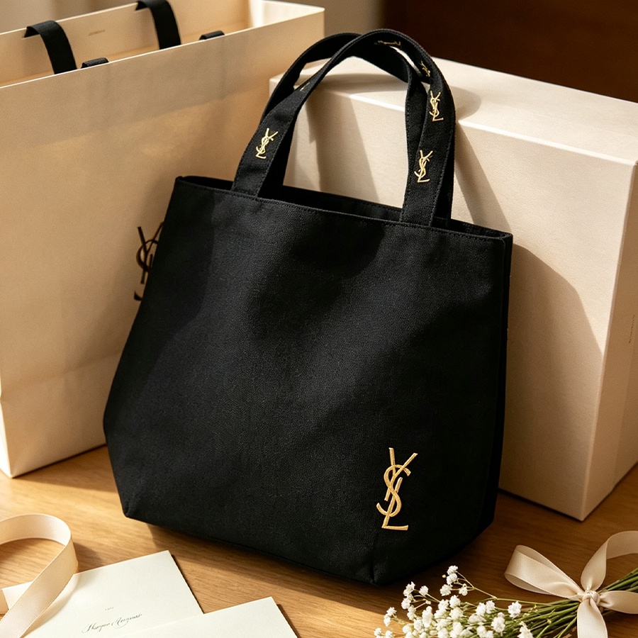 Sac à bandoulière en toile noi - Luxury Beach Bags Ysl avis et prix