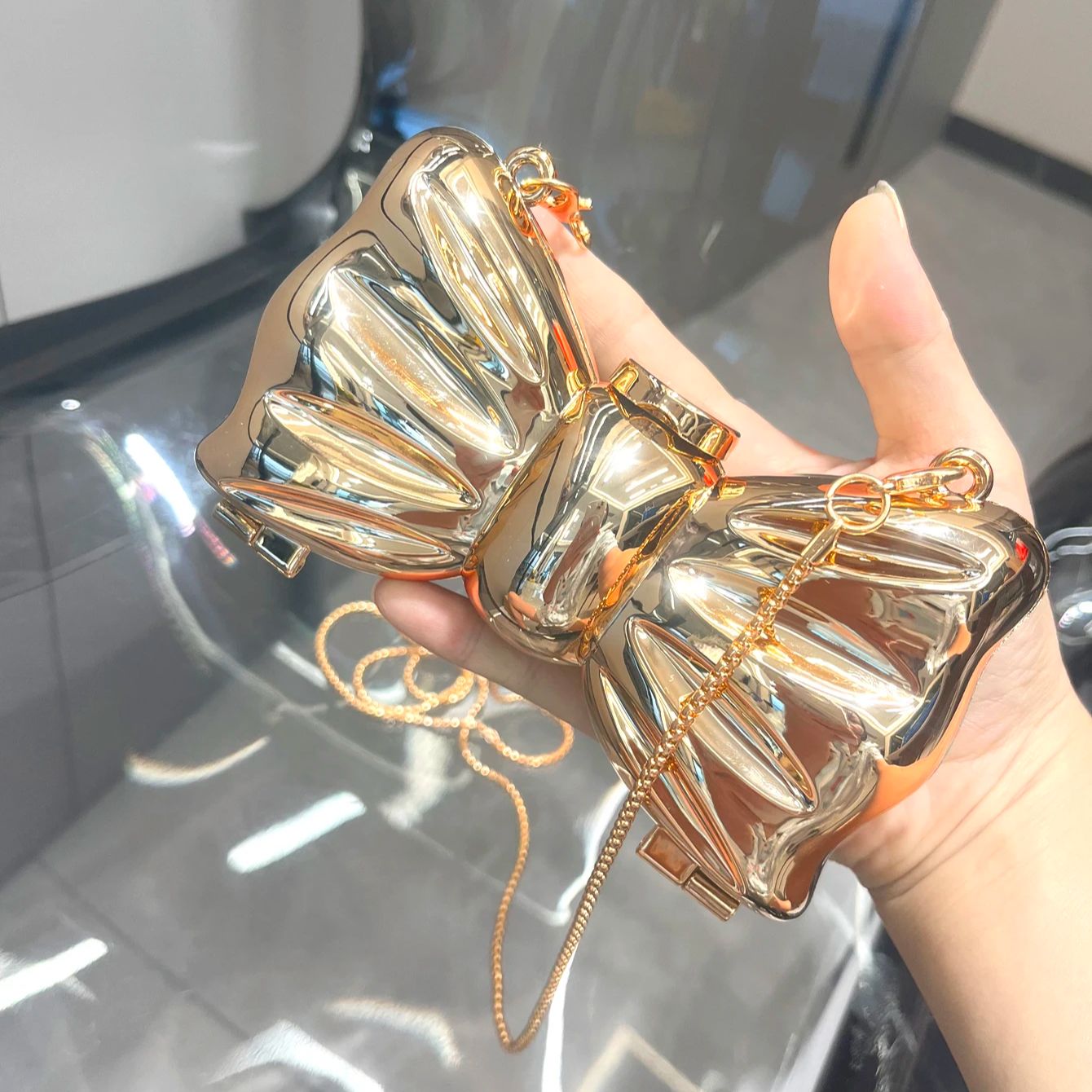 Sac de soirée doré sacs à main - Luxury Bags Reseller avis et prix