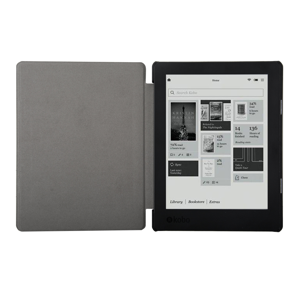 Étui en cuir pour KOBO AURA H2 - Briefcase Leather Slim avis et prix