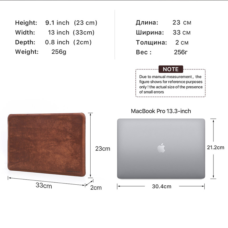 Housse pour ordinateur portabl - Briefcase Leather Slim avis et prix