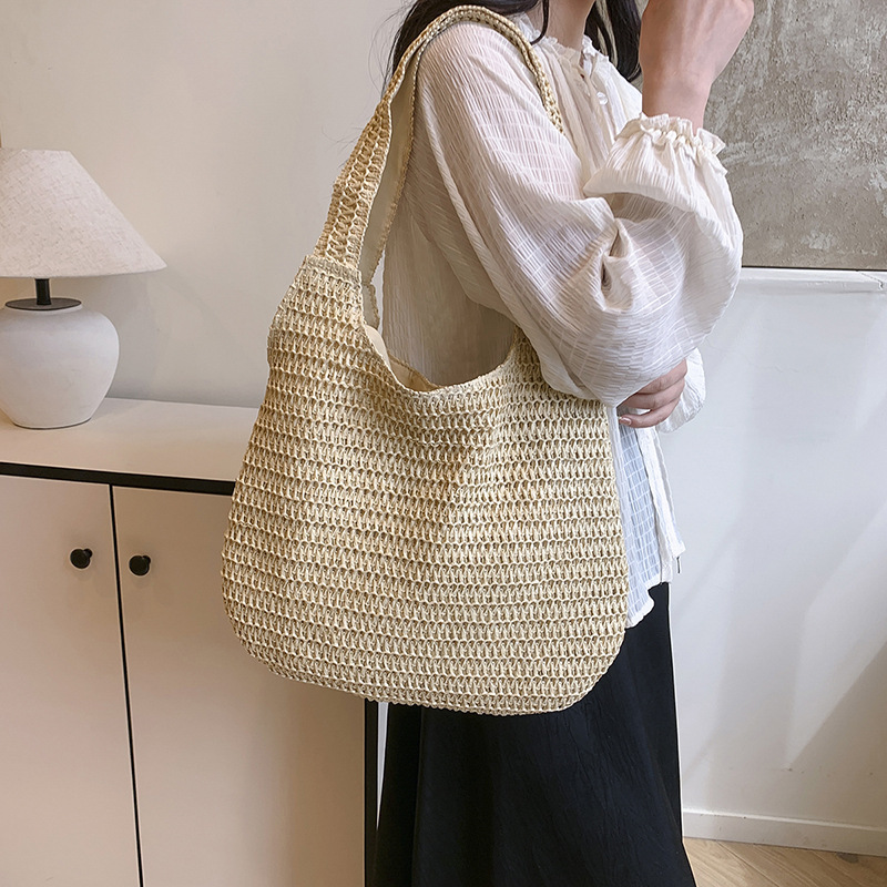 Sac fourre-tout en rotin tress - Luxury Beach Bags Ysl avis et prix