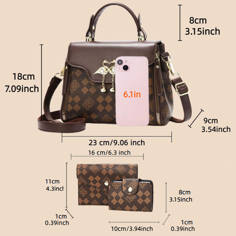 Ensemble de 3 sacs pour femme, - Luxury Bags & Leather Repair Of Atlanta Photos avis et prix