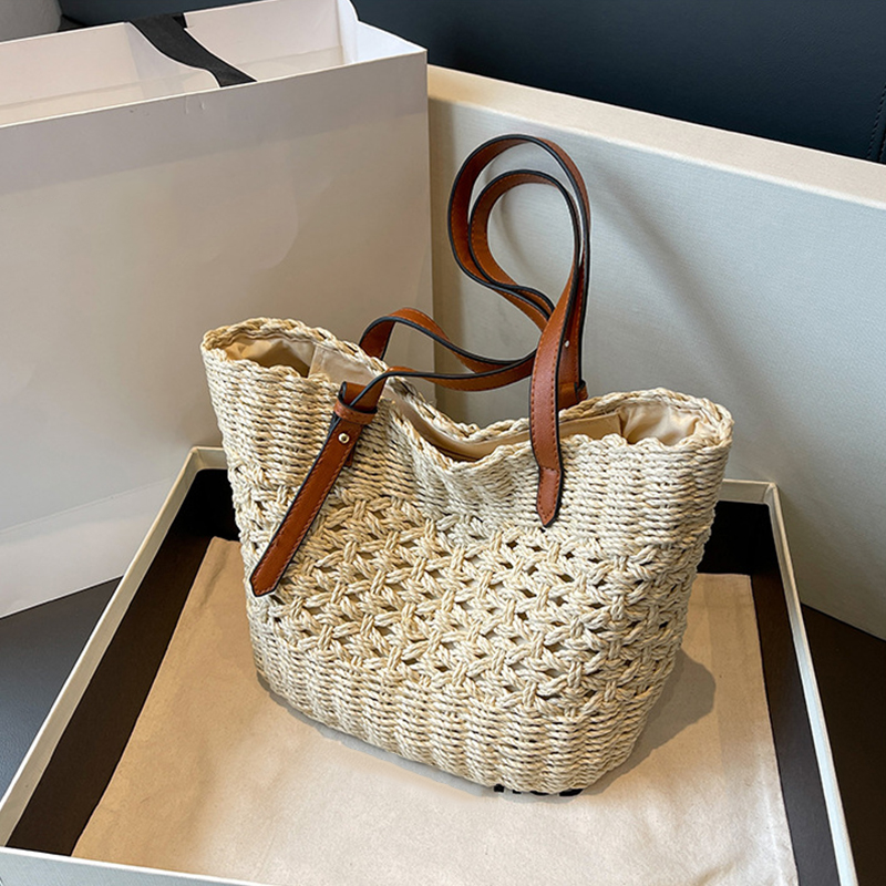 Sac fourre-tout en rotin et os - Luxury Beach Bags Ysl avis et prix