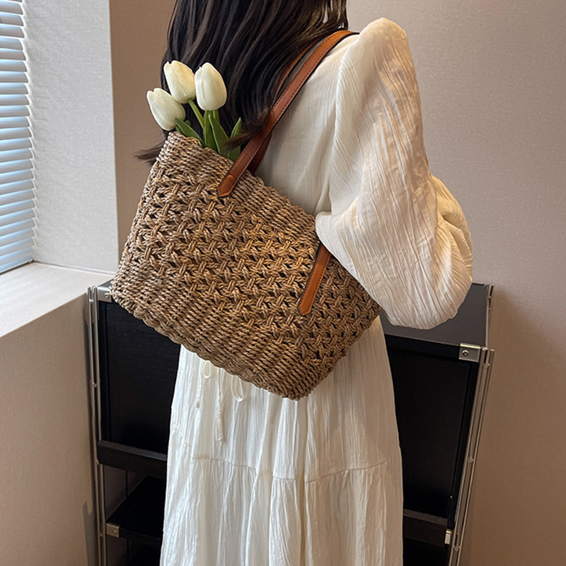 Sac fourre-tout en rotin et os - Luxury Beach Bags Ysl avis et prix