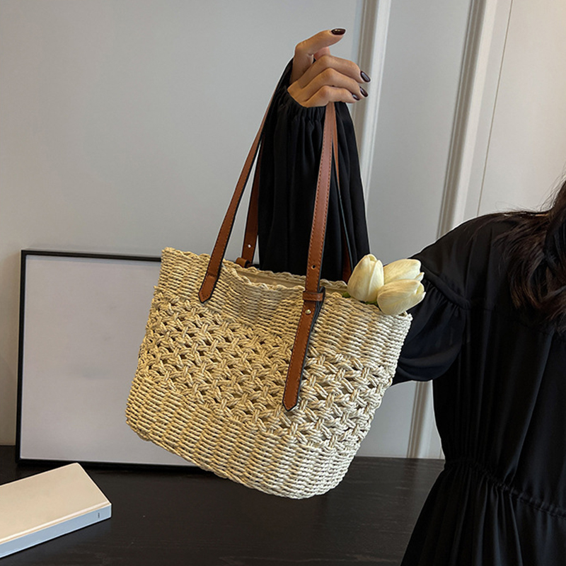 Sac fourre-tout en rotin et os - Luxury Beach Bags Ysl avis et prix