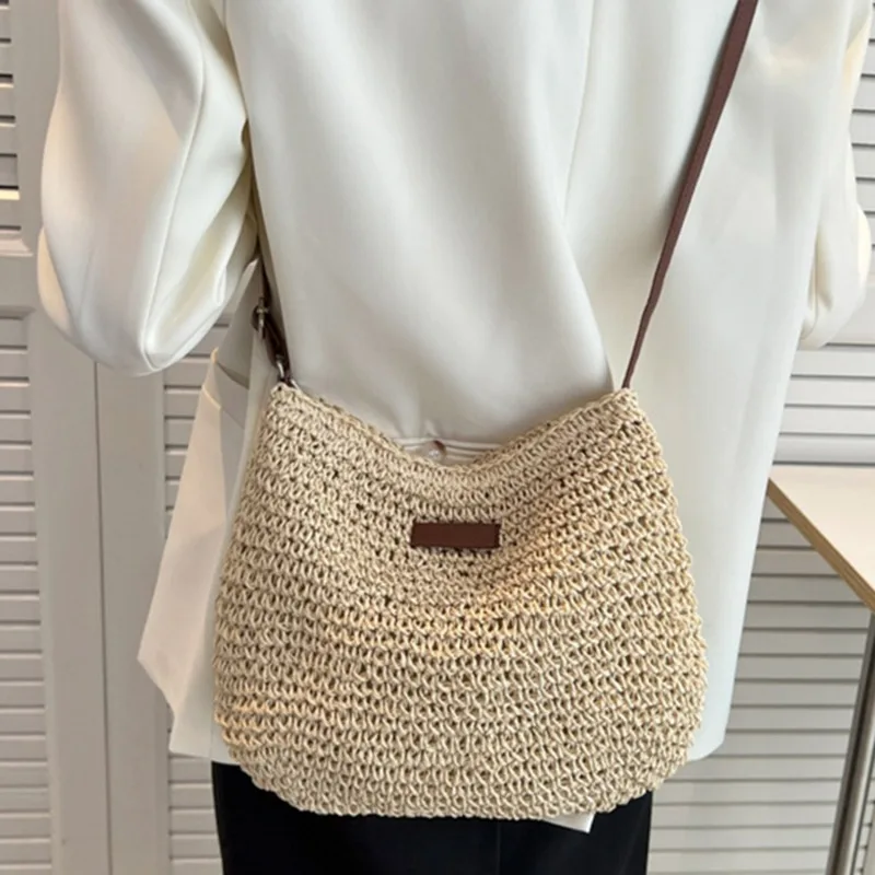 Sac bandoulière tressé en pail - Luxury Beach Bags Ysl avis et prix
