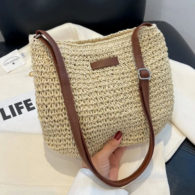 Sac bandoulière tressé en pail - Luxury Beach Bags Ysl avis et prix