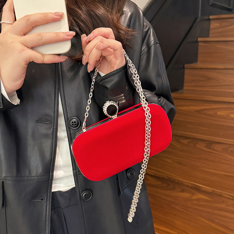 Sac à main en velours noir pou - Luxury Bags Vip avis et prix